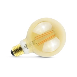 [7151] Lamp LED E27 G95 Filament 8W 960 LM 2700K